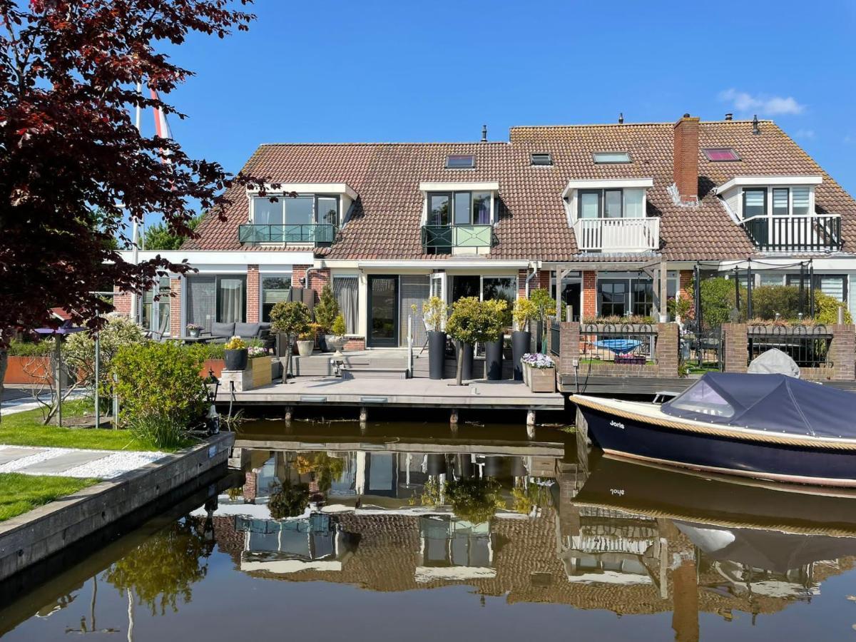 Rijpwetering Guesthouse Bednboot Met Terras Aan Het Water מראה חיצוני תמונה