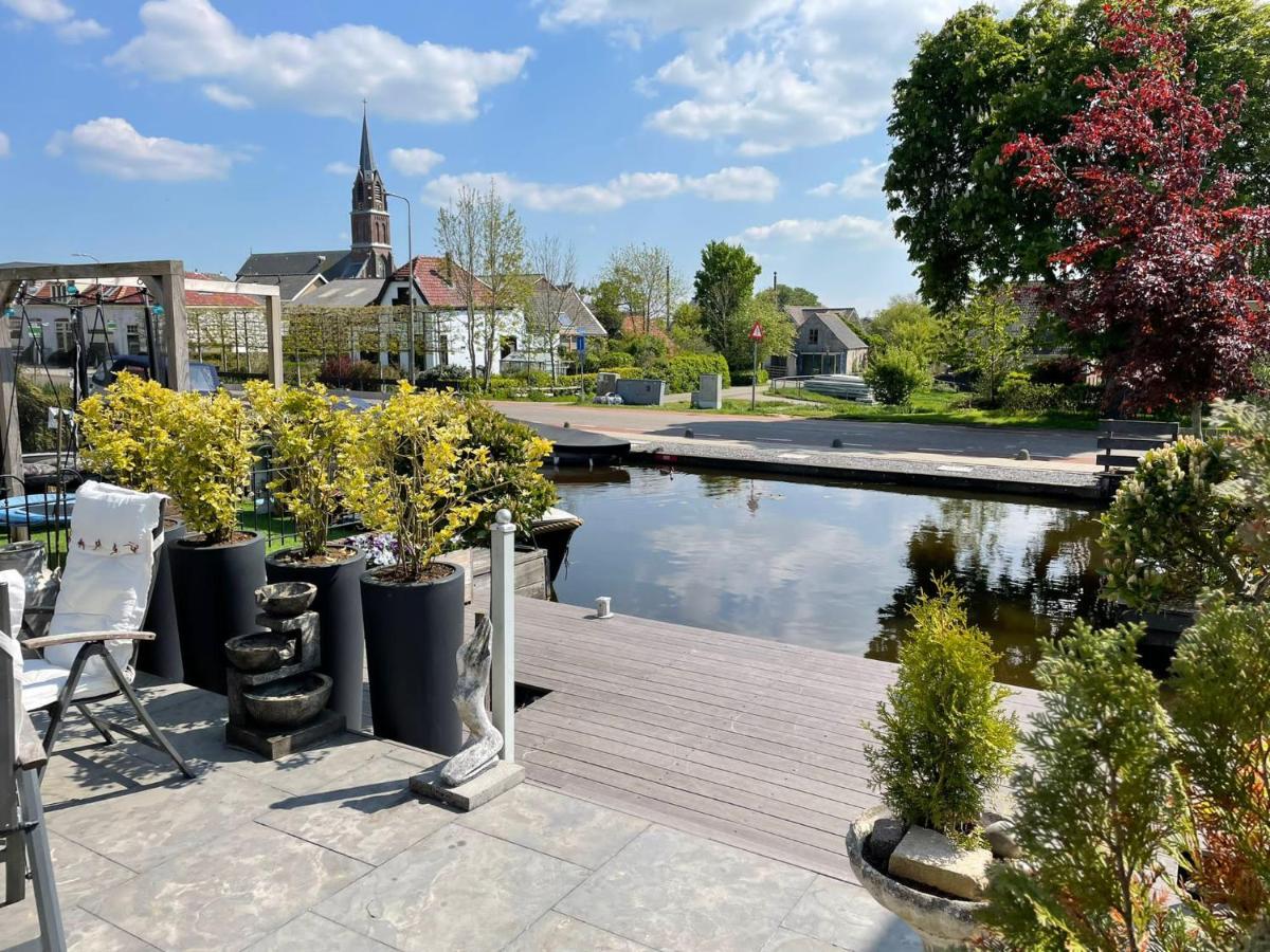 Rijpwetering Guesthouse Bednboot Met Terras Aan Het Water מראה חיצוני תמונה